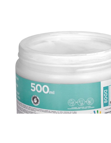 PINTURA DEDOS  TARRINA 500 ML BL. PINTURA DEDOS  TARRINA 500 ML BL.