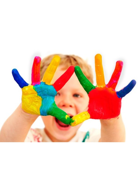 PINTURA DEDOS  TARRINA 500 ML BL. PINTURA DEDOS  TARRINA 500 ML BL.