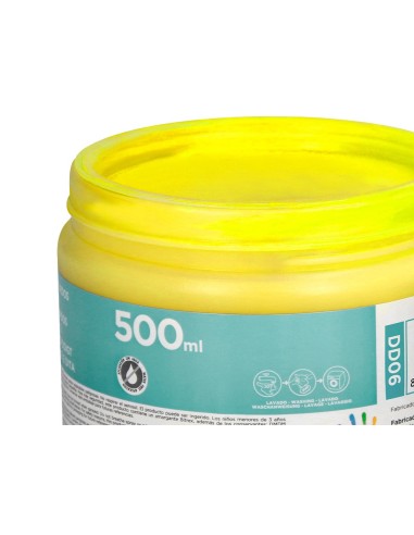 PINTURA DEDOS  TARRINA 500 ML AM. PINTURA DEDOS  TARRINA 500 ML AM.