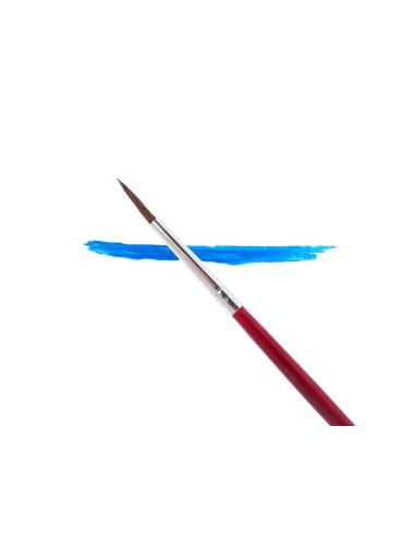 PINCELES ACUARELA Nº3 VIROLA CROMADA PELO ENGOMADO