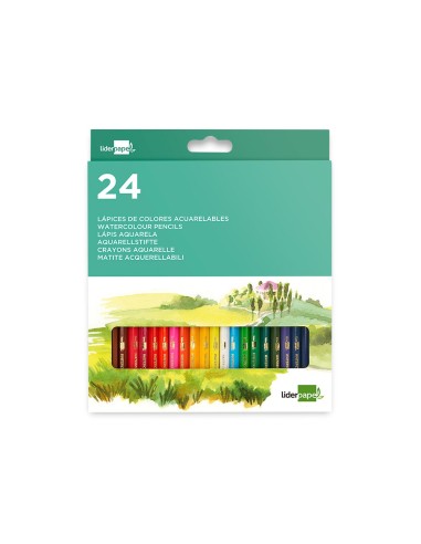 LAPICES ACUARELABLES  CAJA 24 SURT.