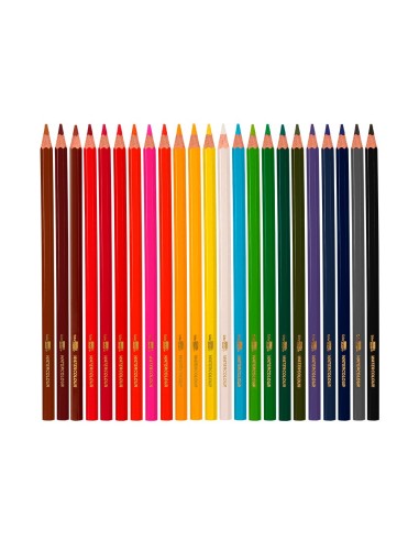 LAPICES ACUARELABLES  CAJA 24 SURT.