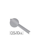 PAPEL METALIZADO PLATA ROLLO 0.5 X 10 MT 2