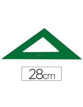 ESCUADRA FABER 28 CM PLASTICO VERDE