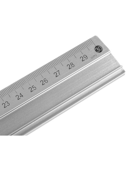 REGLA LIDERPAPEL 30 CM AL.METALICO