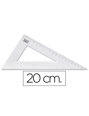 CARTABON 20 CM PLASTICO CRISTAL