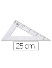 CARTABON 25 CM PLASTICO CRISTAL