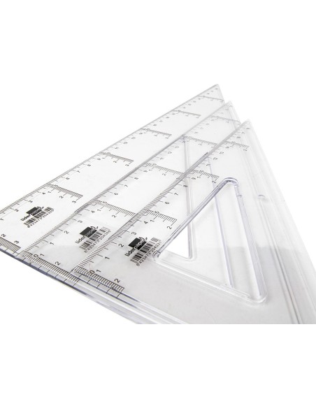 CARTABON 25 CM PLASTICO CRISTAL