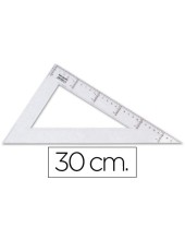 CARTABON 30 CM PLASTICO CRISTAL