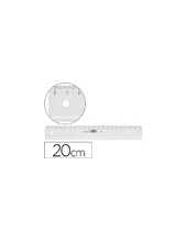 REGLA MOR 20 CM PLASTICO TPTE. 2
