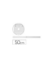 REGLA MOR 50 CM PLASTICO TPTE. 2