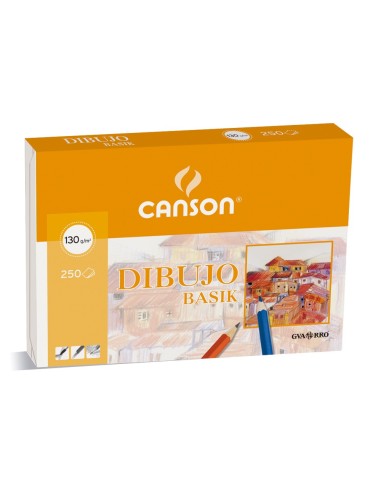 PAPEL DIBUJO BASIK 23X32.5 130 GR SIN RECUADRO