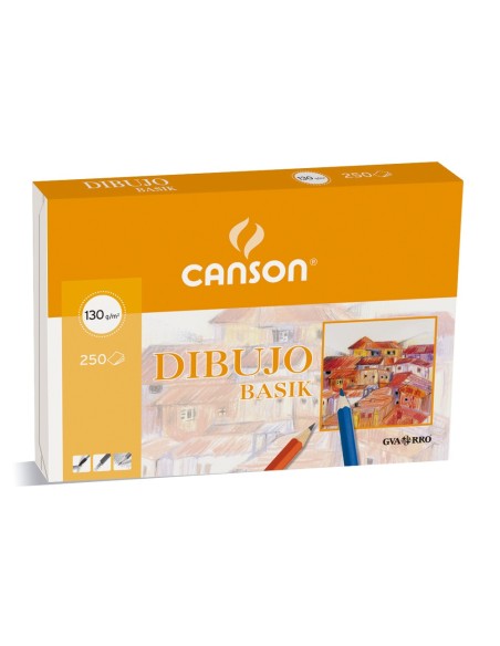 PAPEL DIBUJO BASIK 23X32.5 130 GR SIN RECUADRO