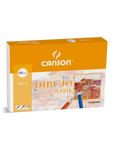 PAPEL DIBUJO BASIK 32.5X46 130 GR SIN RECUADRO