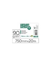 PAPEL DIBUJO LIDERPAPEL 750MMX20M 90G/M2 VEGETAL ROLLO 2