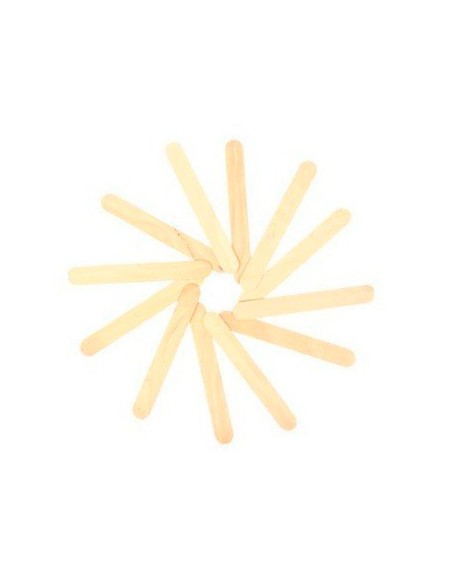 PALILLO POLO MADERA COLORNATURAL 15 X 2 CM BLISTER 100 UDS.