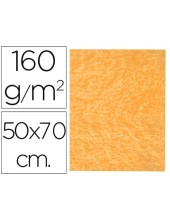 FIELTRO LIDERPAPEL 50X70CM NARANJA 160G/M2