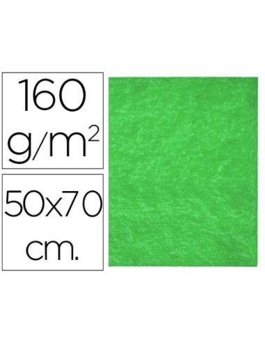 FIELTRO LIDERPAPEL 50X70CM VERDE 160G/M2