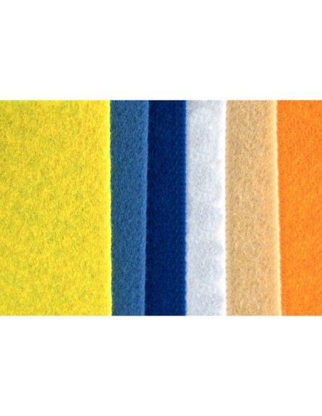 FIELTRO LIDERPAPEL 50X70CM AZUL CLARO 160G/M2