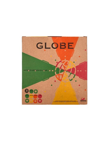 GLOBO TERRAQUEO  LUZ FISICO POLITICO ESCRIBIBLE DIAMETRO 30 CM