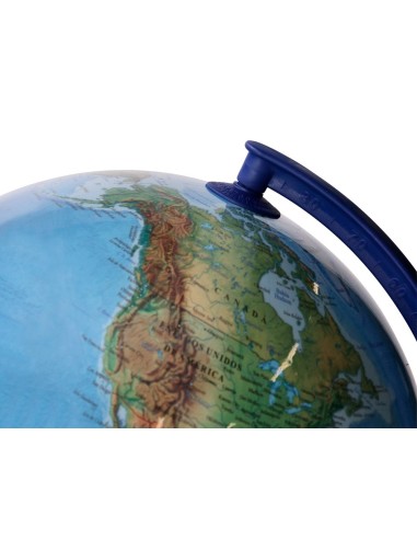 GLOBO TERRAQUEO  LUZ FISICO POLITICO ESCRIBIBLE DIAMETRO 30 CM