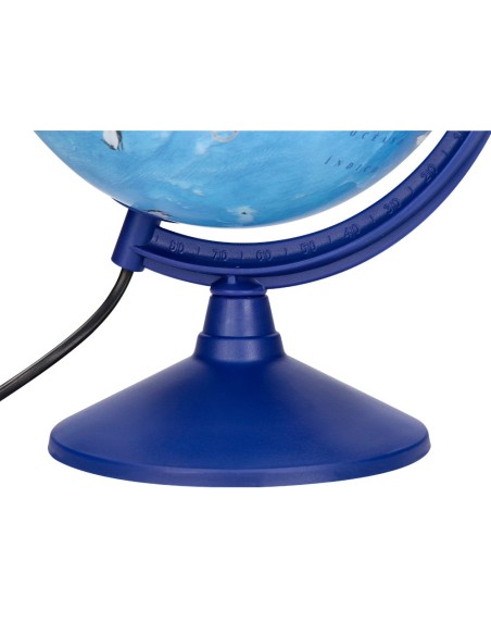 GLOBO TERRAQUEO  LUZ FISICO POLITICO ANIMALES DIAMETRO 20 CM