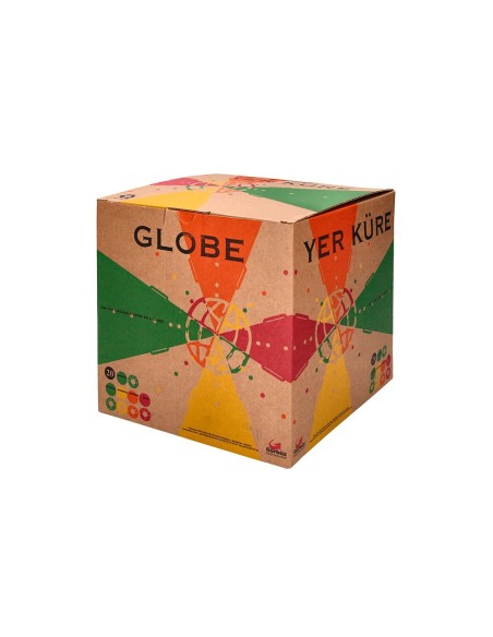 GLOBO TERRAQUEO  LUZ FISICO POLITICO DIAMETRO 20 CM