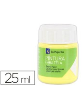 PINTURA TELA LA PAJARITA AMARILLO CLARO 25 ML