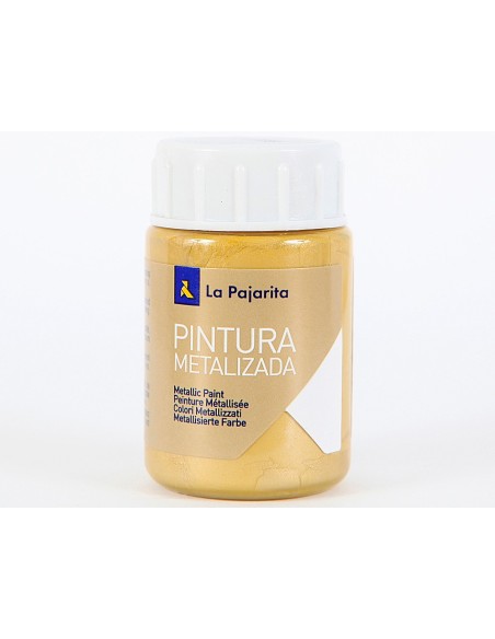 PINTURA METALIZADA LA PAJARITAORO RICO 35 ML
