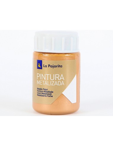 PINTURA METALIZADA LA PAJARITAORO DUCADO 35 ML
