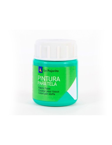 PINTURA TELA LA PAJARITA VER ESMERALDA 25 ML