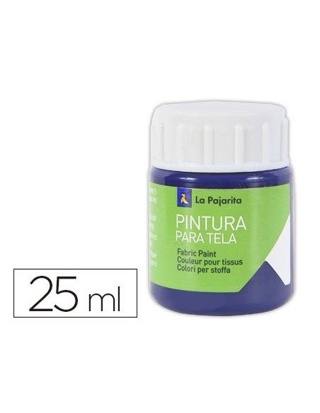 PINTURA TELA LA PAJARITA AZUL VICTORIA 25 ML PINTURA TELA LA PAJARITA AZUL VICTORIA 25 ML