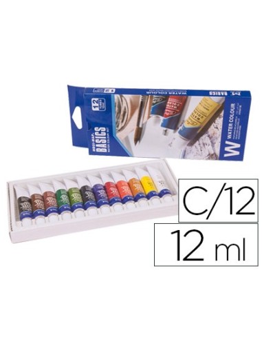 ACUARELA ARTIST CAJA CARTON 12 COL.SURTIDOS 12 ML