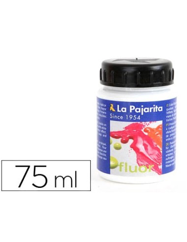 PINTURA LATEX LA PAJARITA F-00 BLANCO FLUORESCENTE 75ML