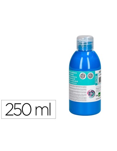 PINTURA ACRILICA  BOTE 250 ML CIAN