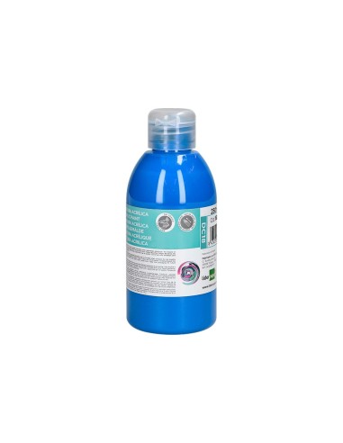 PINTURA ACRILICA  BOTE 250 ML CIAN