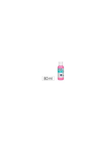 PINTURA ACRILICA  BOTE 80 ML ROSA