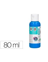 PINTURA ACRILICA  BOTE 80 ML CIAN