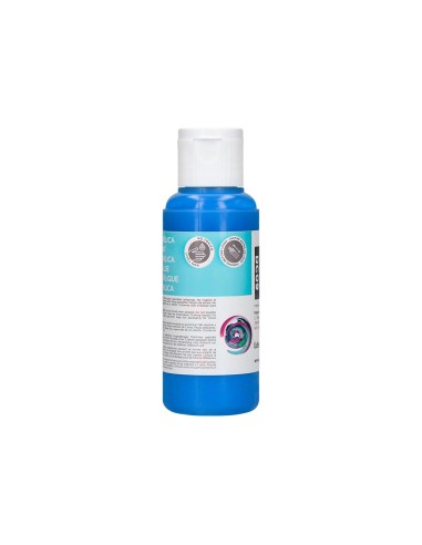 PINTURA ACRILICA  BOTE 80 ML CIAN