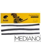 CARBONCILLO ARTIST MEDIANOS 5-6 MM CAJA 6 BARRAS