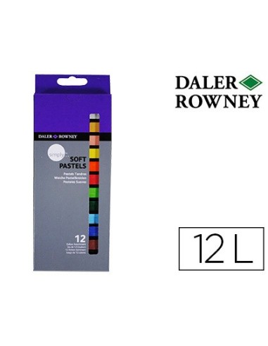 LAPICES PASTEL OLEO DALER ROWNEY SIMPLY SUAVE C.12 SURT.