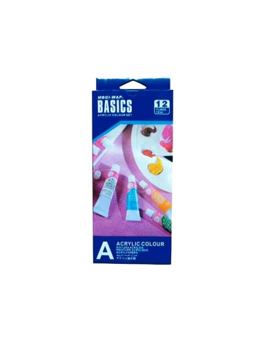 PINTURA ACRILICA ARTIST CAJA CARTON 12 COL.SURTIDOS TUBO 12 ML