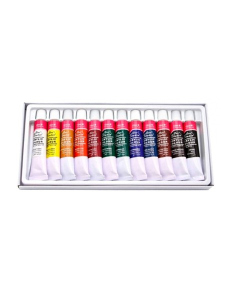 PINTURA ACRILICA ARTIST CAJA CARTON 12 COL.SURTIDOS TUBO 12 ML