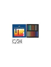 TIZA PASTEL FABER CASTELL ESTUCHE CARTON 24 UNIDADES COL.ES SURTIDOS 2