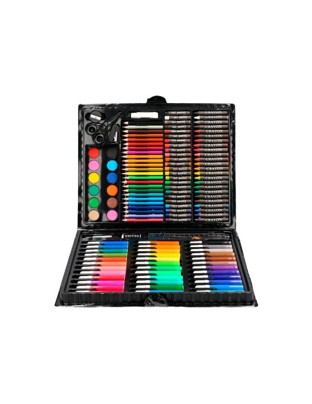 ESTUCHE PINTURA  PLAST.150 PIEZAS 36X31X4 CM