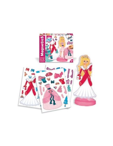 JUEGO DISET MAGNETICO VESTIDOS PRINCESAS