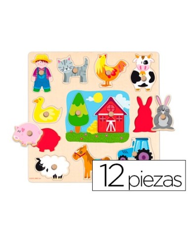 PUZZLE DISET SILUETA GRANJA