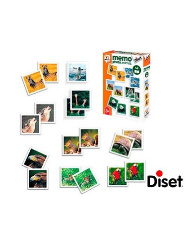 JUEGO DISET DIDACTICO MEMO PHOTO ANIMALS