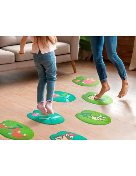 JUEGO DIDACTICO MIDEER RANA 63 ADHESIVOS SUELO REMOVIBLES