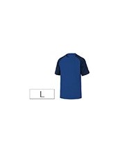 CAMISETA ALGODON DELTAPLUS COLOR AZUL TALLA L 2